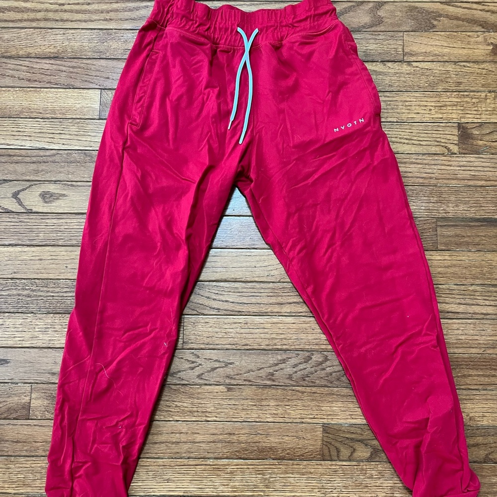 Red NVGTN XL fit joggers